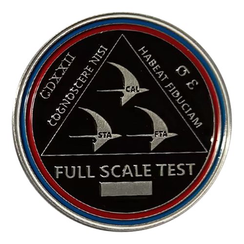 Full Scale Test Challenge Coin - View 2