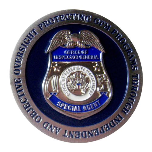Office of Personnel Management office of the Inspector General Challenge Coin - View 2