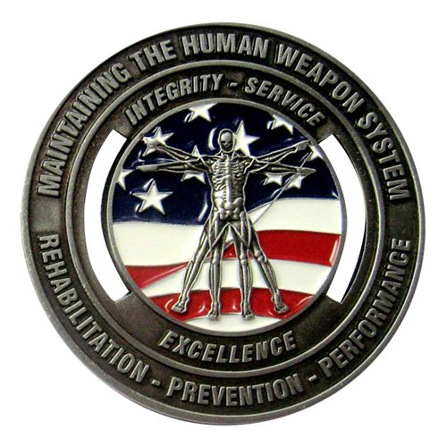USAF Physical Therapy Challenge Coin - View 2