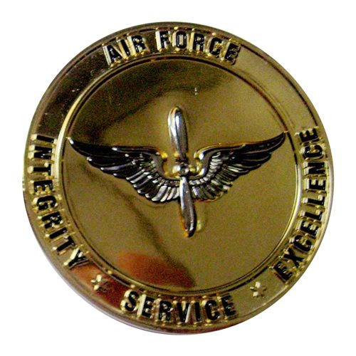 AFROTC Det 840 2 Inch Challenge Coin - View 2