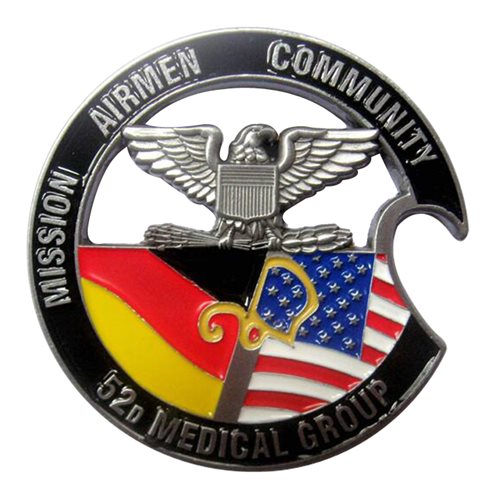 52 MDG Commander Bottle Opener Challenge Coin - View 2