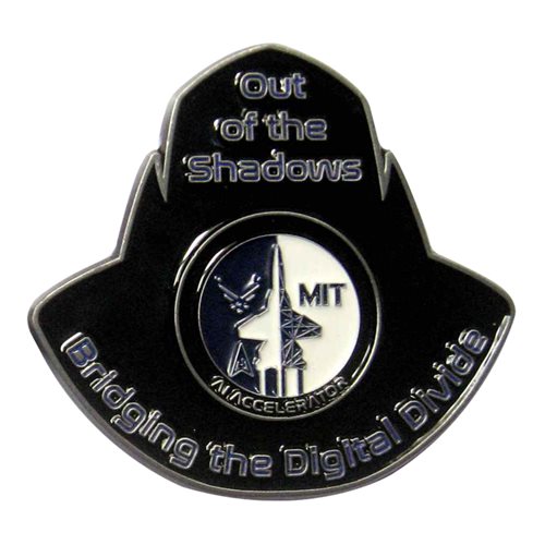 AF & MIT AI Accelerator Phantom Challenge Coin - View 2