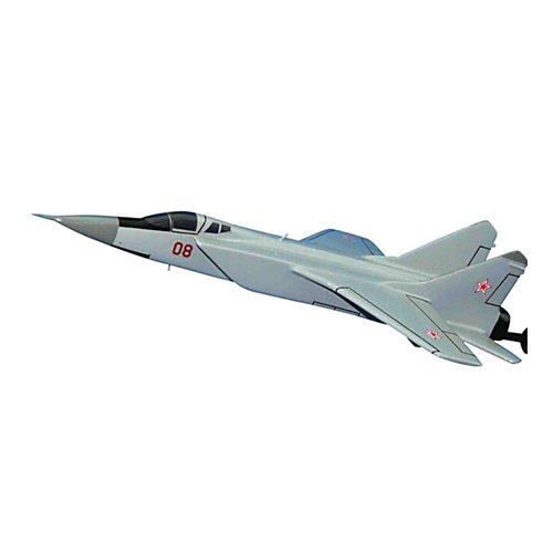 Russian Air Force MiG-31 Foxhound Custom Airplane Model Briefing Sticks