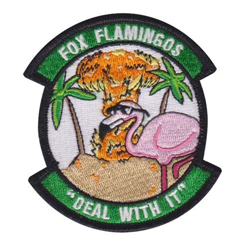 F Co 7-158 GSAB Fox Flamingo Patch