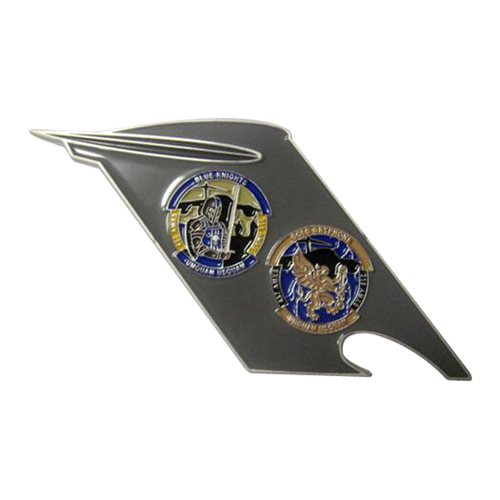 315 AMXS C-17 Tail Bottle Opener Challenge Coin - View 2