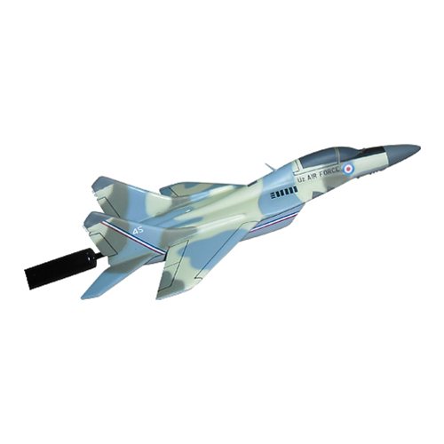 Uzbekistan Air Force MiG-29 Fulcrum Custom Airplane Model Briefing Sticks  - View 3