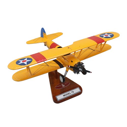 Design Your Own Boeing Stearman Model 75 PT-17 Custom Aircraft Model - View 4