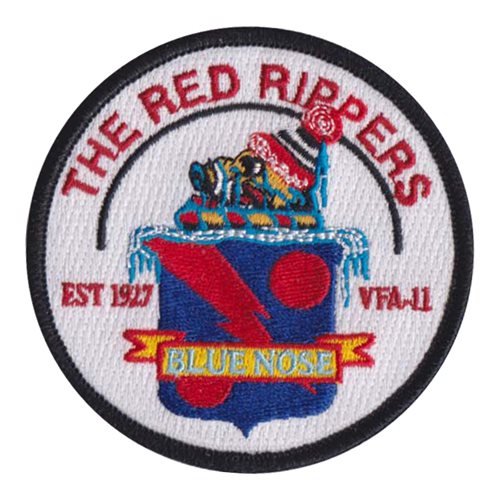VFA-11 The Red Rippers Blue Nose Patch