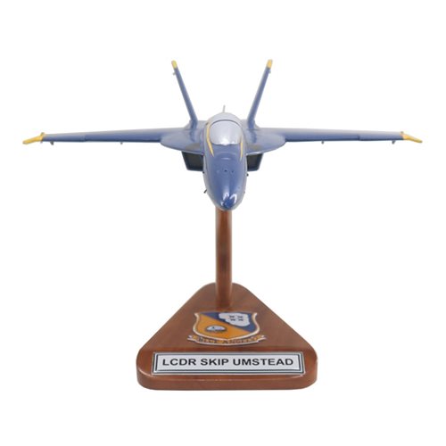 Design Your Own USN Blue Angels F/A-18E Custom Aircraft Model - View 3