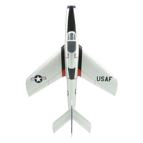 Custom F-84 Thunderjet Airplane Model - View 6
