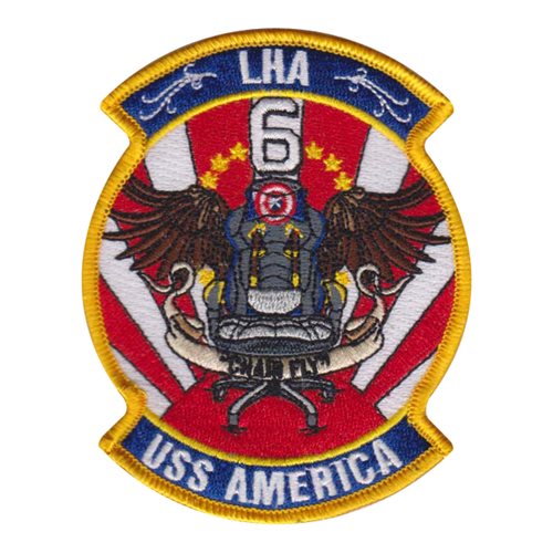 USS America LHA 6 Chair Fly Patch