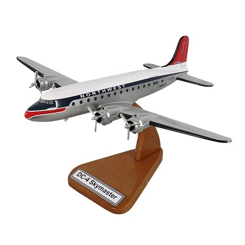 Northwest Airlines DC-4 Skymaster Custom Aircraft Model