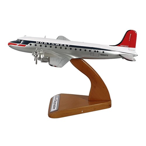 Northwest Airlines DC-4 Skymaster Custom Aircraft Model - View 2