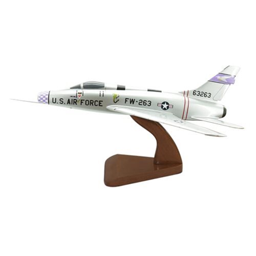 Design Your Own F-100 Super Sabre Wooden Airplane Model - View 2