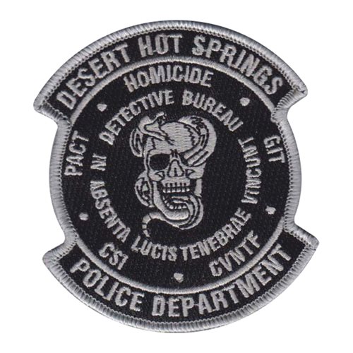 Desert Hot Springs Police Dept. Homicide Patch