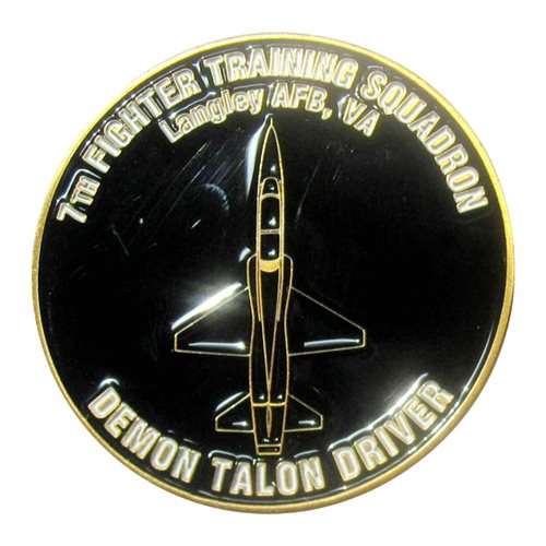 7 FTS Demon Talon Driver Challenge Coin - View 2
