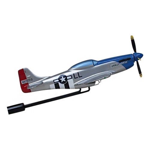 Crazy Horse P-51D Custom Airplane Model Briefing Sticks - View 3