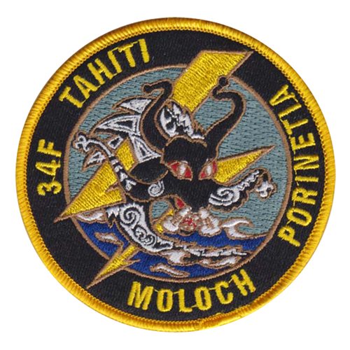 34F Tahiti Porinetian Moloch Patch 