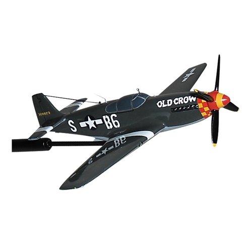 Old Crow P-51B Mustang Airplane Briefing Stick - View 2