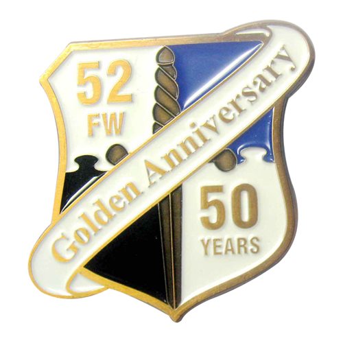 52 FW 50th Golden Anniversary Challenge Coin