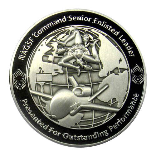 NATO AGS Force CSEL Challenge Coin - View 2