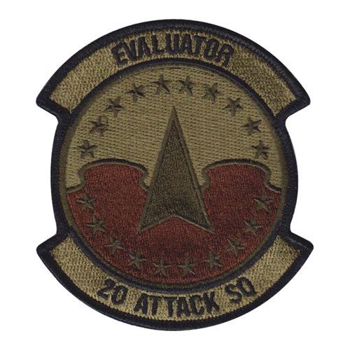 USAF 20th ATTACK SQUADRON PVCパッチ USAF 355th FS PVC パッチ