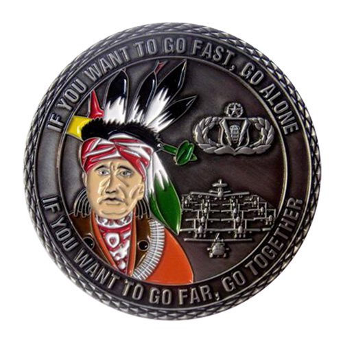 USAF If You Want To Go Fast Command Chief  Challenge Coin