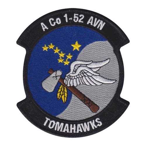A Co. 1-52 AVN Tomahawks Patch