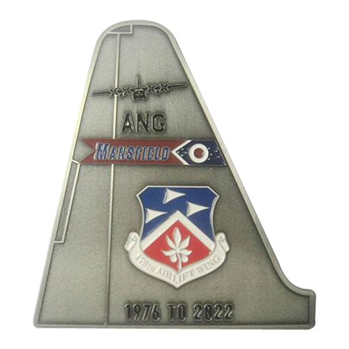 179 AW C-130 Tail Flash Challenge Coin - View 2