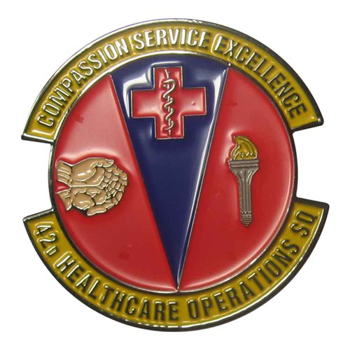 42 HCOS Commander Challenge Coin - View 2