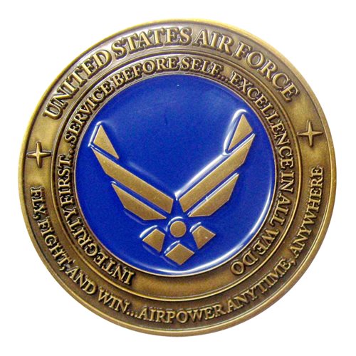 609 ASUS One Charlie Five Command Challenge Coin - View 2