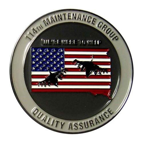 114 MXG QA Challenge Coin - View 2