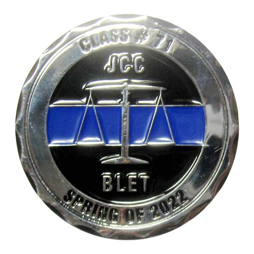 Johnston Community College Basic Law Enforcement Training Challenge Coin
