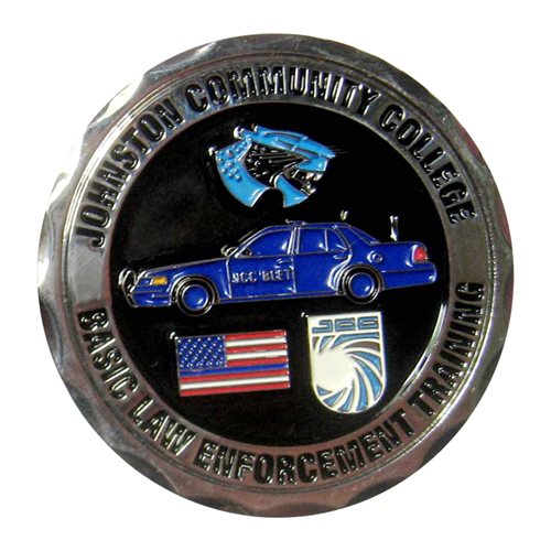 Johnston Community College Basic Law Enforcement Training Challenge Coin - View 2