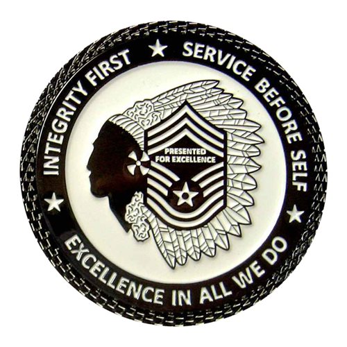 97 AMW Altus AFB Chiefs Group Challenge Coin - View 2