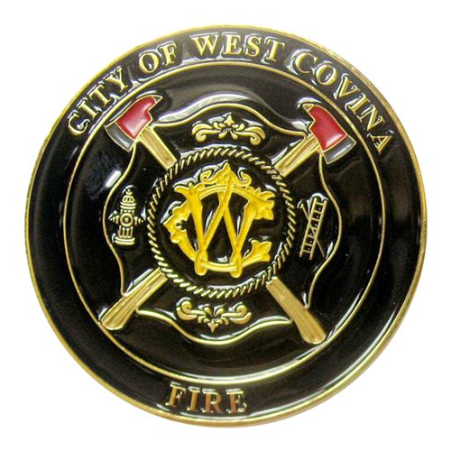 West Covina Fire Challenge Coin