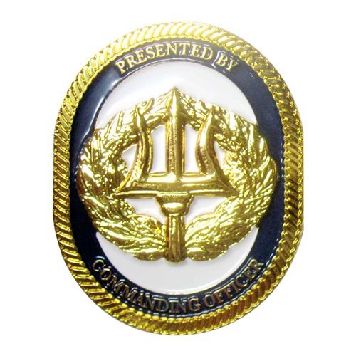 Navy Operational Support Center Commander Challenge Coin - View 2