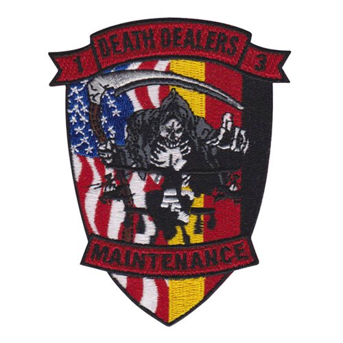 D Co 1-3 AB 12 CAV Death Dealers Patch