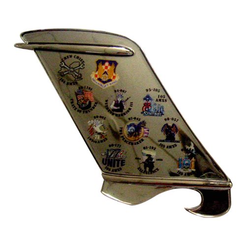 105 AMXS Crew Chief Stewart Bottle Opener Challenge Coin - View 2