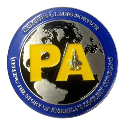 HQ ACC Public Affairs Challenge Coin - View 2