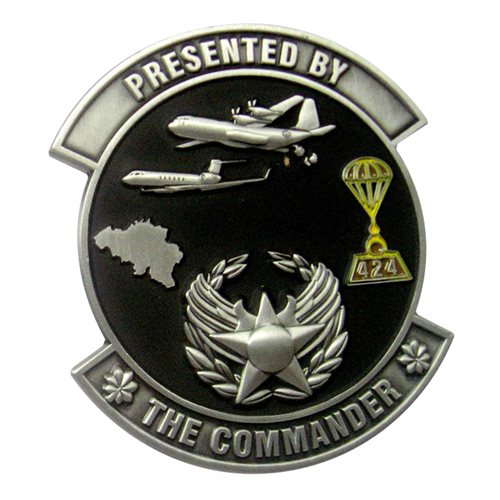 424 ABS Commander Challenge Coin - View 2