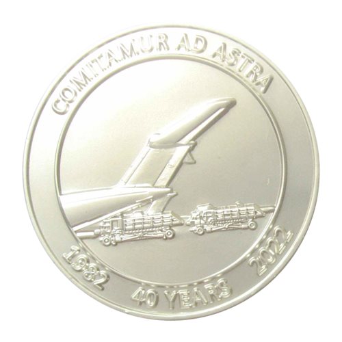 4624 Squadron Rauxaf 40 Years Anniversary Challenge Coin