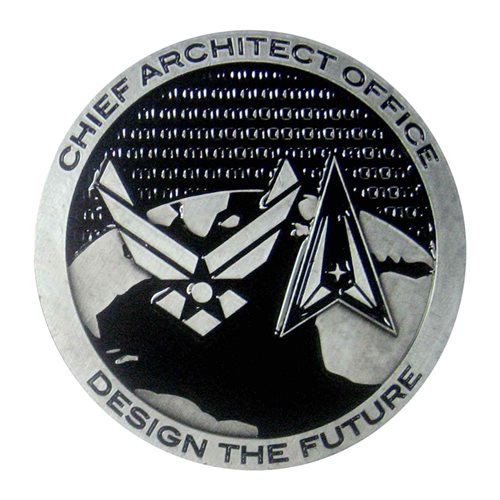 Department of the Air Force Chief Architect Office Challenge Coin - View 2