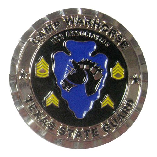 Texas State Guard Camp Warhorse Challenge Coin - View 2