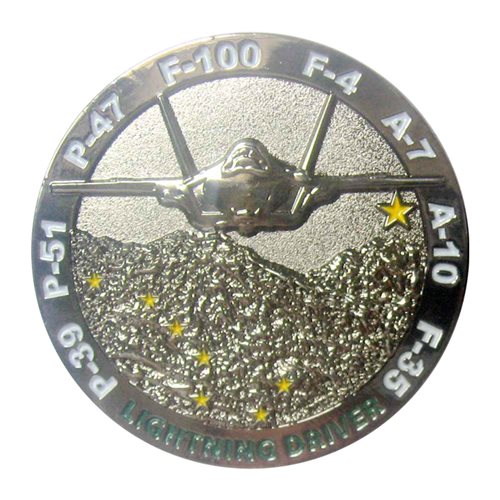 356 FS Lightning Driver Challenge Coin