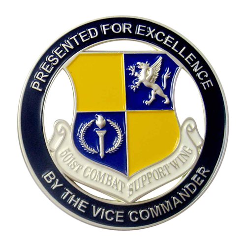 501 CSW Vice Commander Challenge Coin