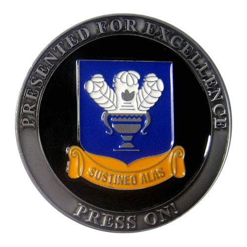 12 TRS Commander Challenge Coin - View 2