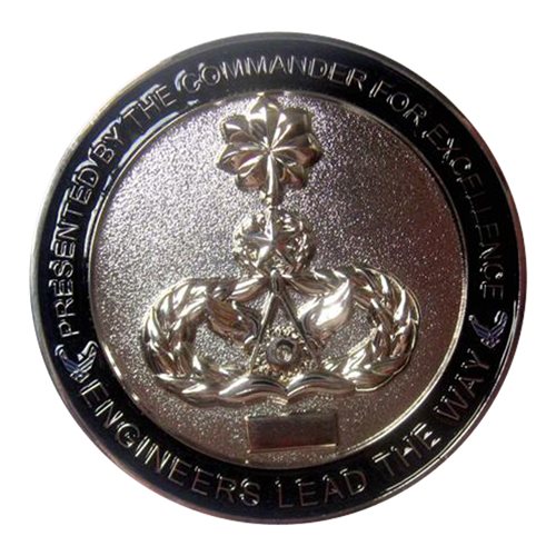 355 CES Commander Challenge Coin - View 2