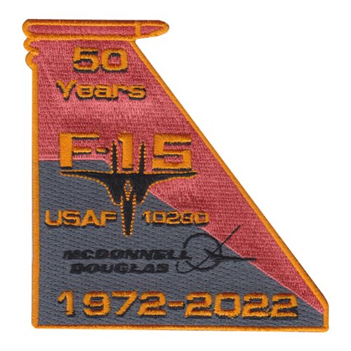 85 TES 50 Years Of The F-15 Tail Flash Patch