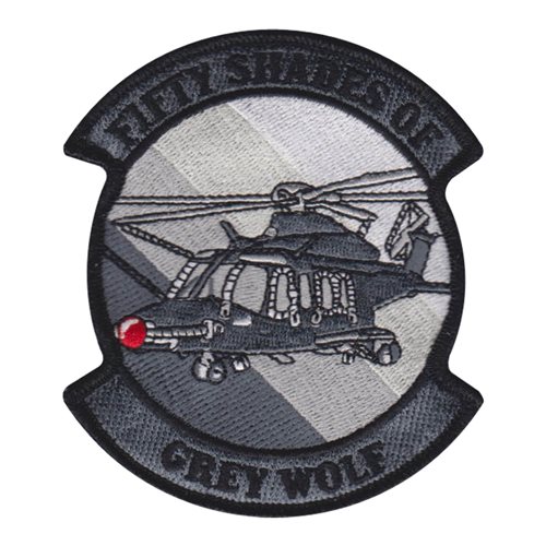 AFGSC DET 7 Fifty Shades Of Grey Wolf Morale Patch